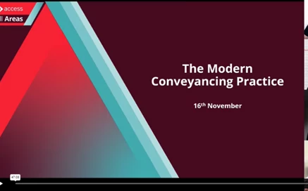 The Modern Conveyancing Practice