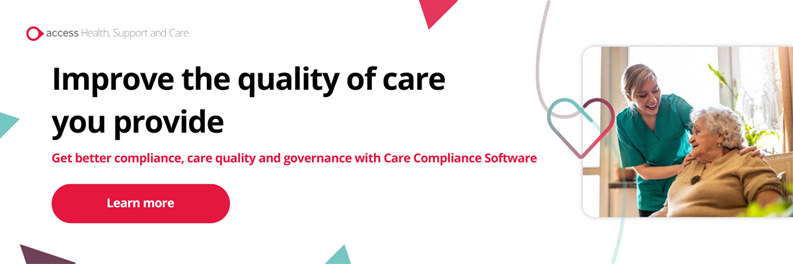 Care compliance software banner