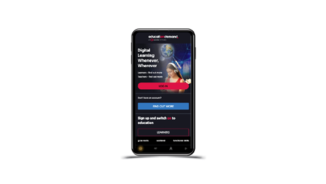 Education demand software on mobile device