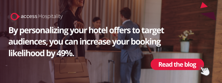 By personalizing your hotel offers to target audiences, you can increase your booking likelihood by 49%. Read the blog