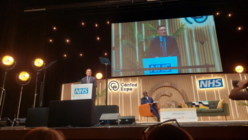 west streeting talking on the main stage at nhs confed expo 2025