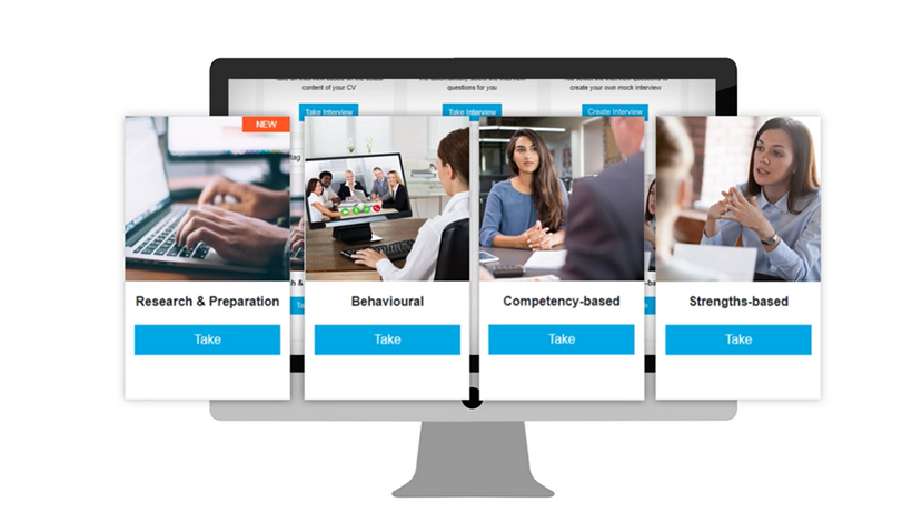 Interview simulation training tool for jobseekers