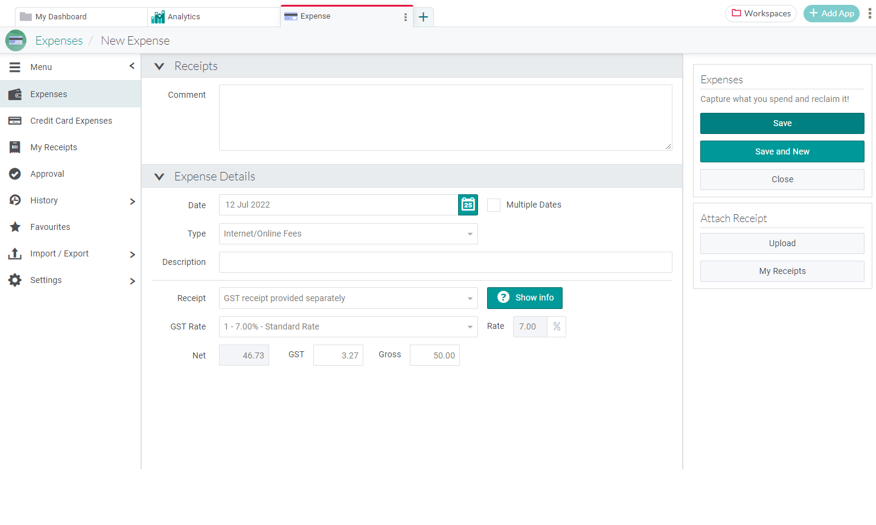 Access Database Expense System Simplify Expense Claims | Expense Management Software