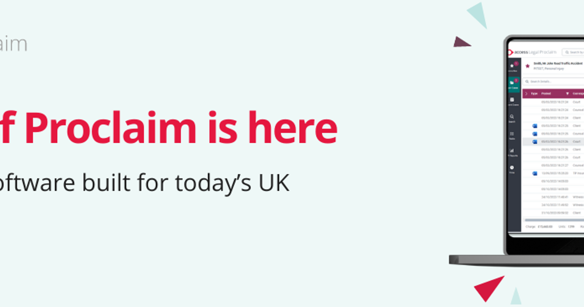 A New Era For Access Legal Proclaim | The Access Group