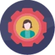 Product Icon Employee Service Circle 90X90px