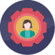 Product Icon Employee Service Circle 90X90px