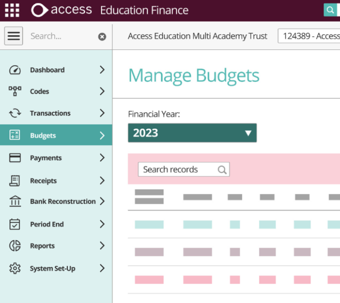 Finance Software for Schools | School Accounting Software | The Access ...
