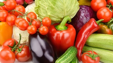 A picture of vegetables