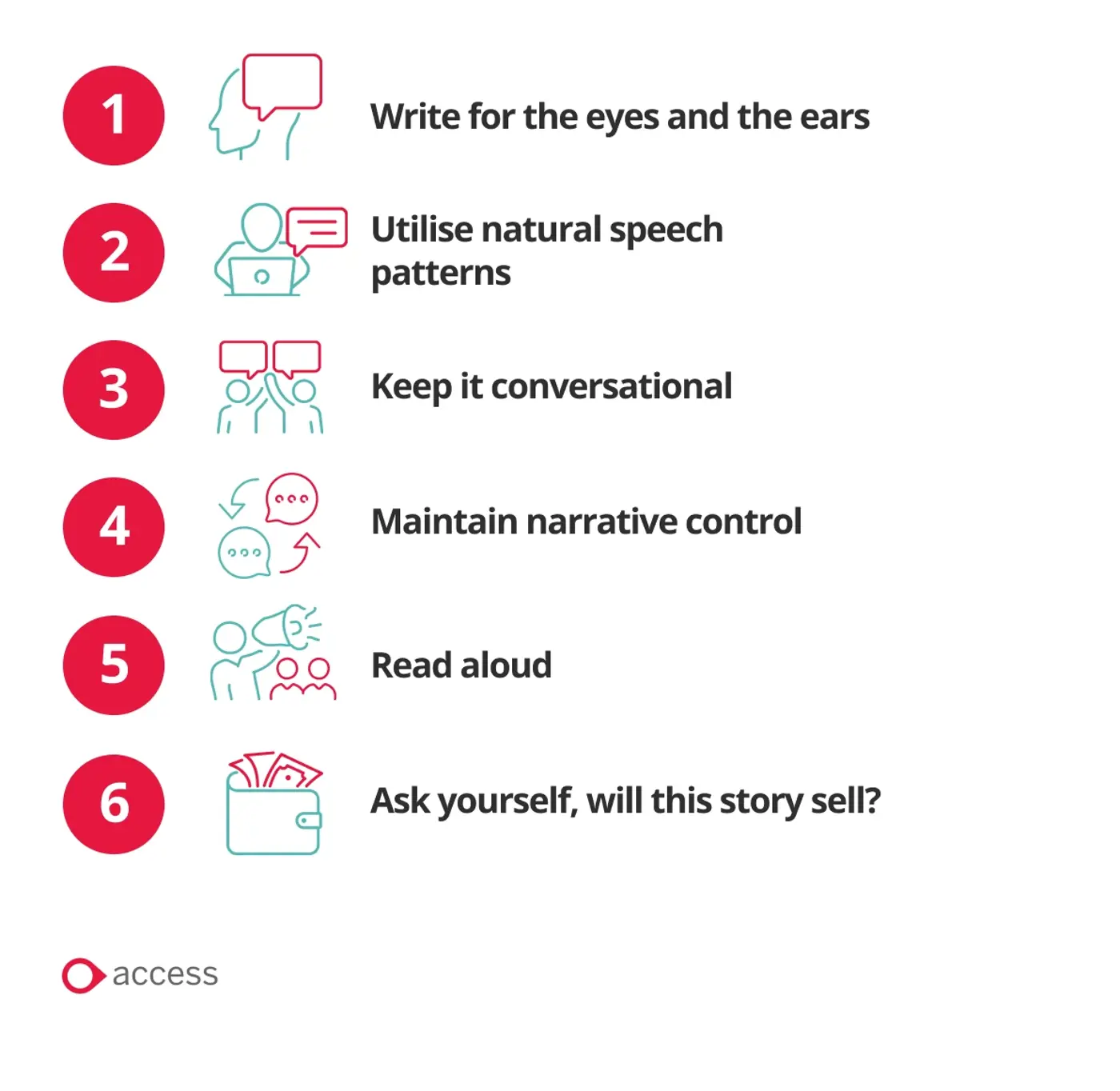 Enlarged 6 tips for writing eLearning scripts that engage your audience 