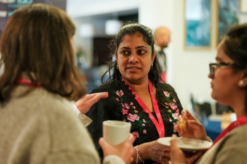 An attendee at the Access Healthcare Conference 2026.