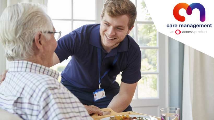 A man consulting an elderly man