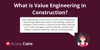 What is value engineering in construction
