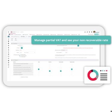 Cloud accounting software for businesses on screen
