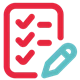 Timesheet Approval Icon Full Colour Tiny