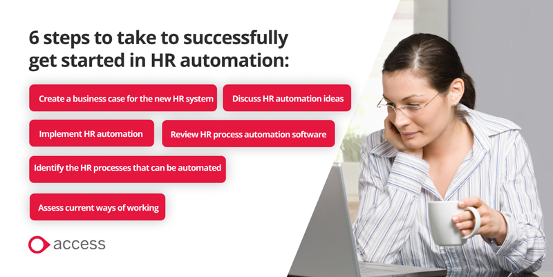 6 steps to take to successfully get started in HR automation