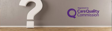 A banner showcasing the Care Quality Commission logo.