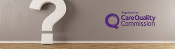 A banner showcasing the Care Quality Commission logo.