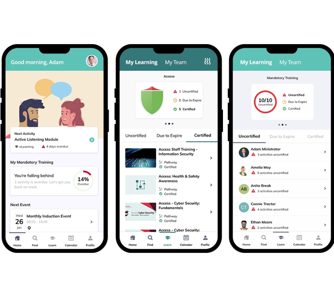 Access Elearning App LMS mobile app for iOS & Android | The Access Group