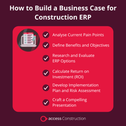 Making the Business Case For Construction ERP