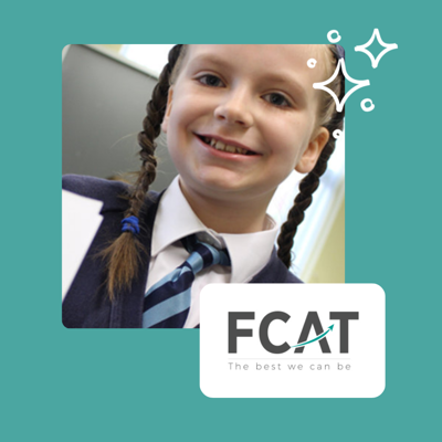 Young school student smiling