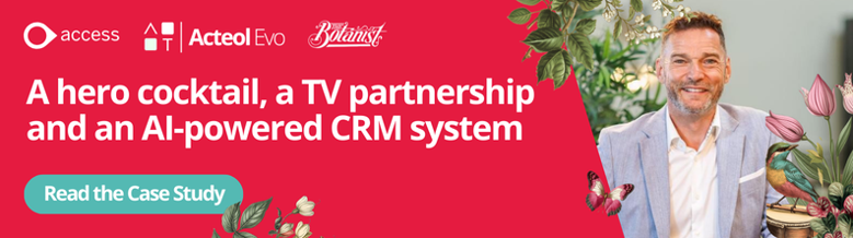 A hero cocktail, a TV partnership and an AI-powered CRM system
