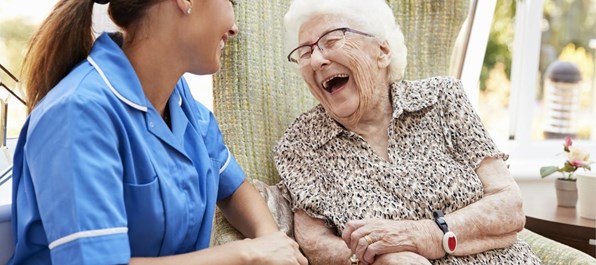 Domiciliary Care Worker And Client HSC Blog Image