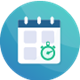Product Icon Time And Billing Circle 90X90px