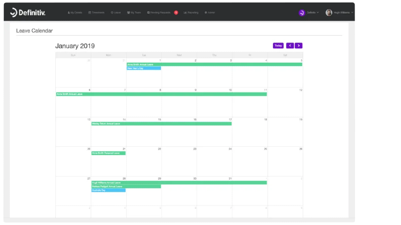 Definitiv - Payroll and Workforce Management Software