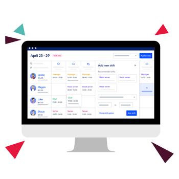 Hospitality Rostering Software & Restaurant Rota Management