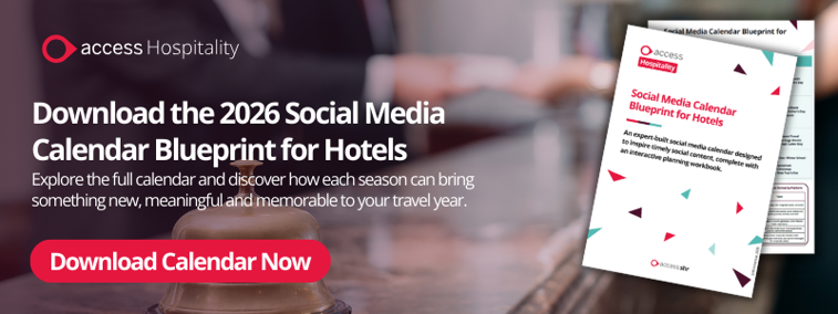 Download the 2026 social media calendar blueprint for hotels.