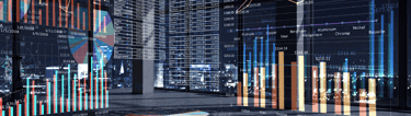 Graphic image of financial data