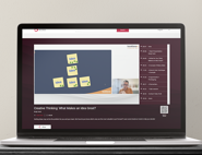 Screenshot of self directed learning