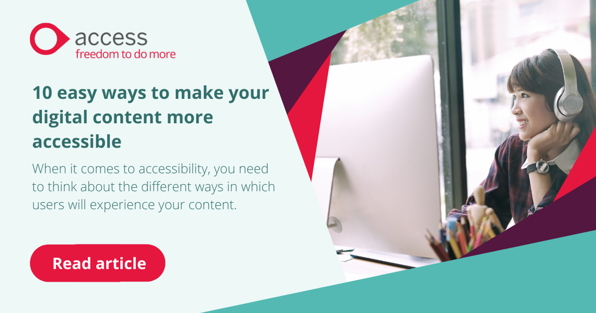 10 easy ways to make your digital content more accessible