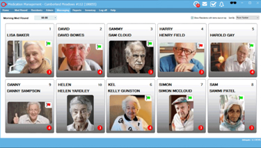a screenshot of our medication management software