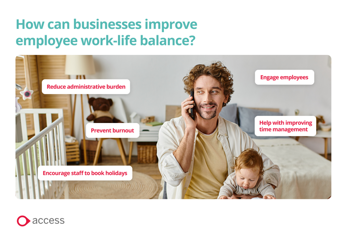 how can businesses help improve work life balance?