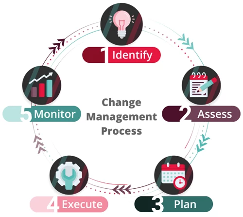 5 steps change management process