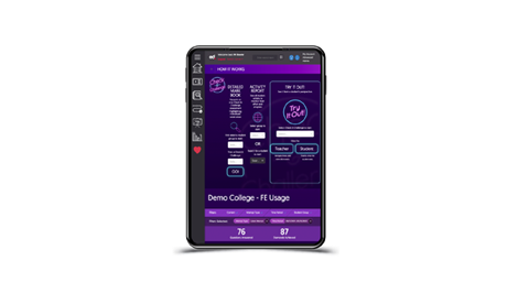Education demand software on Tablet