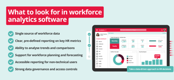 What to look for in workforce analytics software 