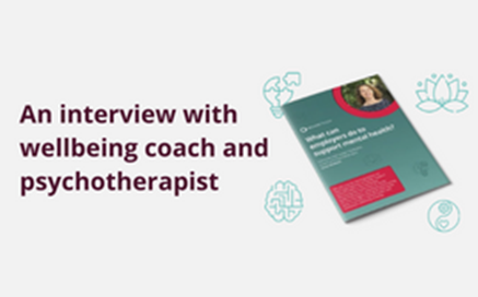An interview with wellbeing coach and psychotherapist