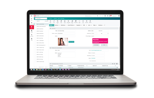 Donor Management Homepage