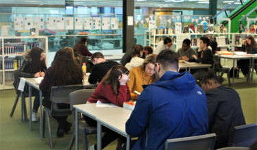 Students beginning GCSE studies.