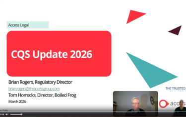 Access Legal cqs update 2026 preview