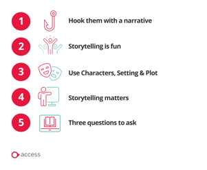 Five tips for effective storytelling in Learning and Development