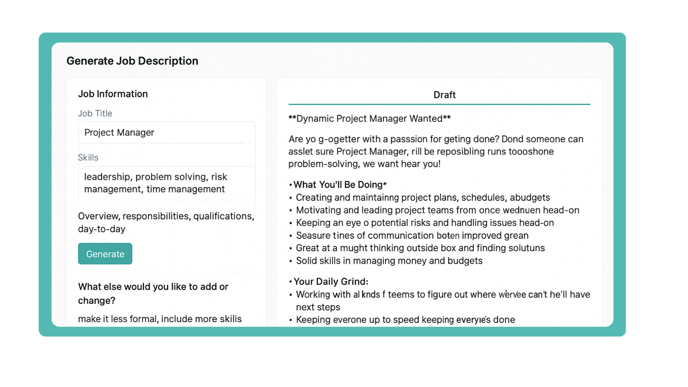 Enlarged AI Job Description