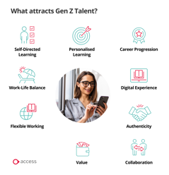 what attracts gen z talent