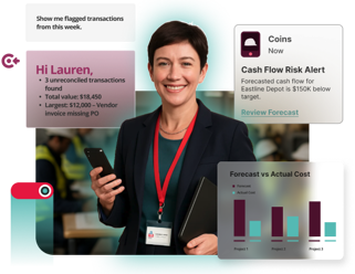 Financial controller using the AI functionality of Access Coins Evo