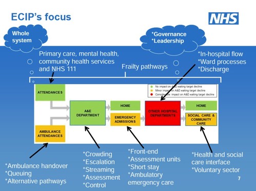 An NHS guide on Emergency Care Improvement Programme (ECIP) focus.