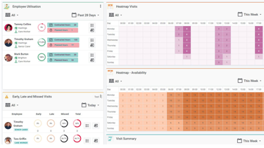 Access care planner software in-app screen shot 