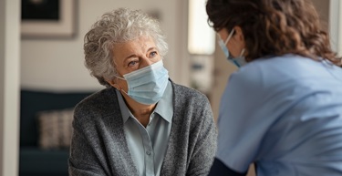A nurse caring for a vulnerable patient, as commissioned by the local authority through the Provider Selection Regime.