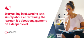 Storytelling in eLearning isn't simply about entertaining the learner; it's about engagement on a deeper level